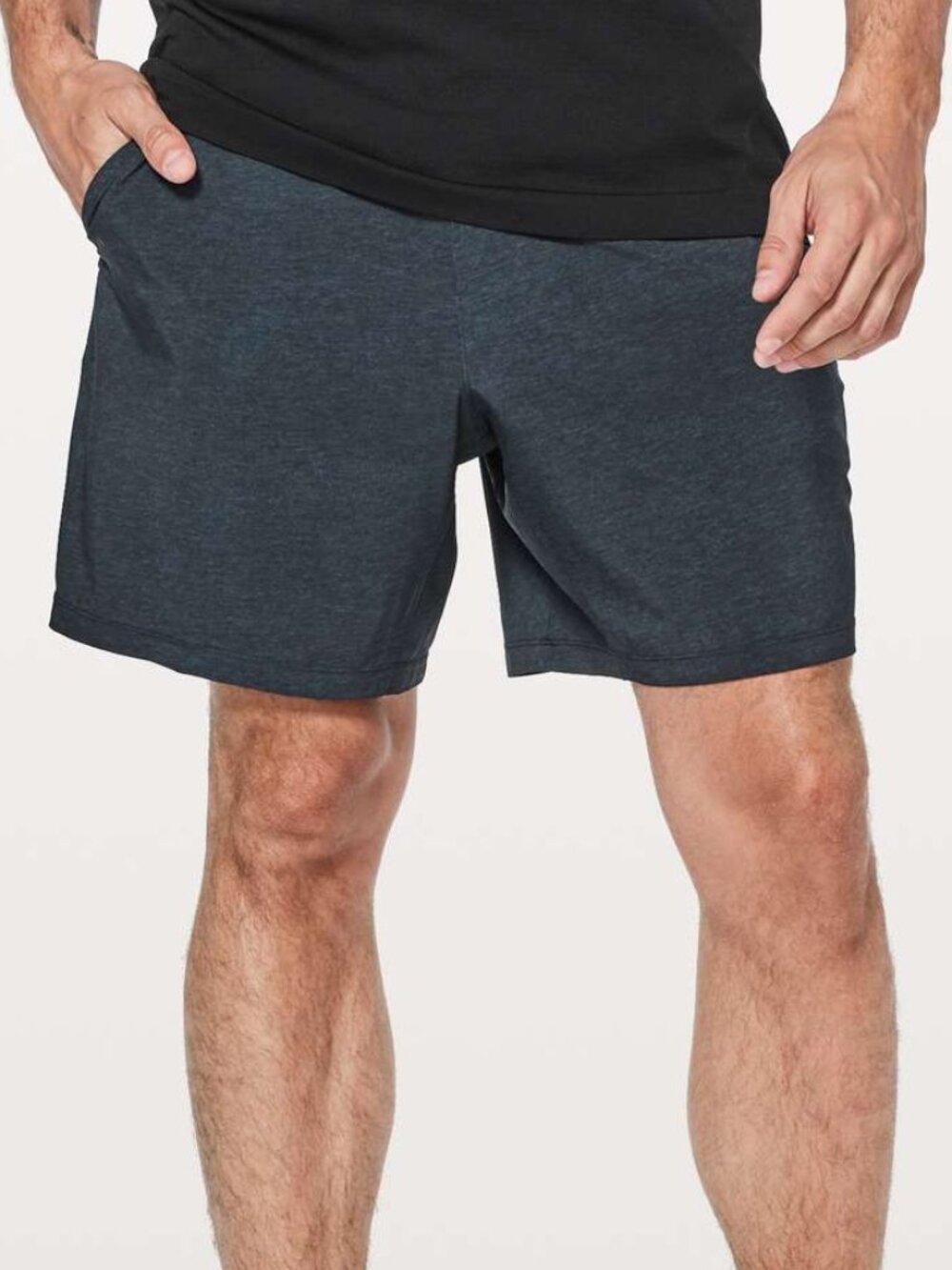 Lululemon Pace Breaker Short *Linerless 7" - Heathered Navy